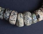 Art Africain - Collier ethnique en perles de granite  - Mali, Antiquités & Art, Enlèvement ou Envoi
