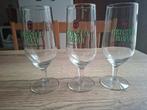 3 bierglazen op voet : Gerstel Bräu Premium Schankbier, Ophalen of Verzenden