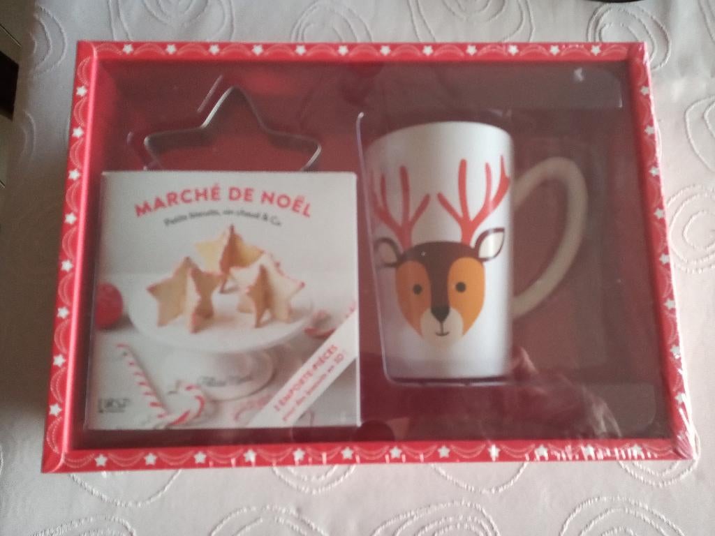 mug de Noël avec cahier recettes et emporte pièce, Enlèvement