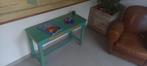 Bureau enfant en hêtre peint en bleu., Ophalen of Verzenden, Nieuw, Bureau