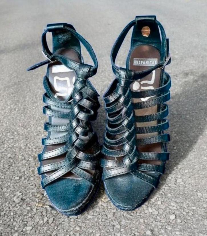 ✨️KORTING‼️ HISPANITAS Sandalen Maat 37 In prima staat✨️✨️, Kleding | Dames, Schoenen, Zo goed als nieuw, Sandalen of Muiltjes