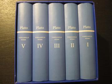 Plato  Verzameld werk 5 delen set in luxe cassette