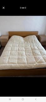 Bed MALM compleet (+lattoflex + nachtkastjes), Huis en Inrichting, Slaapkamer | Bedden, Ophalen
