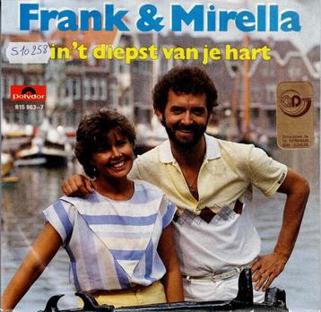 Vinyl, 7"    -    Frank & Mirella – In 't Diepst Van Je Hart beschikbaar voor biedingen