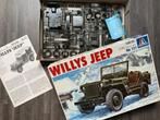 1/24 Italeri Willys Jeep, Hobby en Vrije tijd, Modelbouw | Auto's en Voertuigen, Nieuw, Ophalen of Verzenden, Italeri, Groter dan 1:32