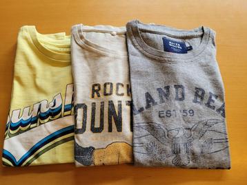 lot van 3 t shirts 140 beschikbaar voor biedingen