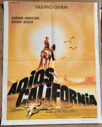 Oude filmposter: Adios California (1977), Ophalen of Verzenden, Gebruikt, Film, Poster