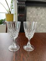 6x kristallen wijnglazen Crystal D’Arques Durand Pompadour, Verzamelen, Glas en Drinkglazen, Ophalen, Zo goed als nieuw, Overige typen