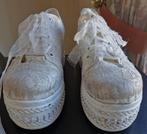 Sneakers hautes de mariage - blanc/dentelle/sequins - 40, Vêtements | Femmes, Sneakers et Baskets, Comme neuf, Envoi, Jena