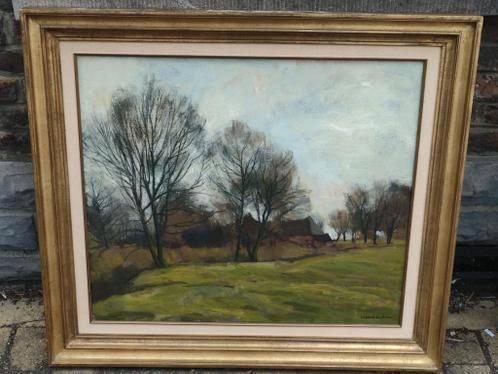 huile sur toile paysage signe michel dutrieu, Antiquités & Art, Art | Peinture | Classique, Enlèvement ou Envoi