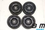 Set 14 inch stalen velgen VW Polo 9N / 9N3, Auto-onderdelen, Gebruikt