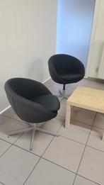 Fauteuils de bureau tournant, Maison & Meubles, Enlèvement, Comme neuf, Noir, Chaise de bureau