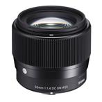 Sigma 56mm f/1.4 sony, Ophalen, Zo goed als nieuw