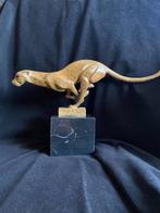 Bronzen luipaard Art Deco Milo/stempel gekleurd zuiver brons, Enlèvement ou Envoi