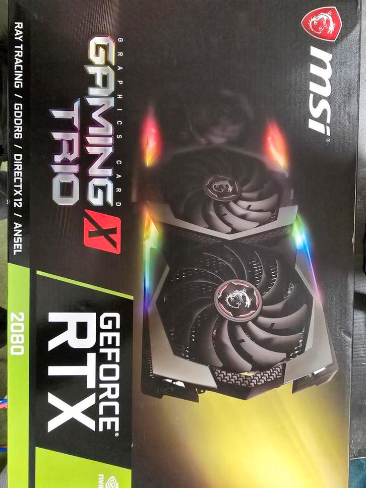 Rtx 2080 MSI GAMING, Computers en Software, Videokaarten, Nvidia, PCI, GDDR6, Ophalen