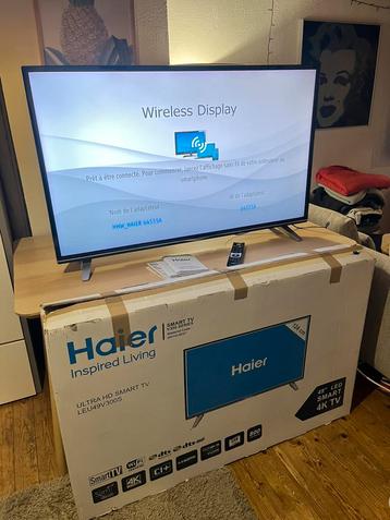 Haier LEU49V300S 49" smart-tv met ultraHD 4K beschikbaar voor biedingen