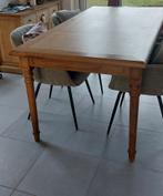 Landelijke eiken eettafel Kingsbury collectie, Ophalen, Gebruikt, Eikenhout, 50 tot 100 cm