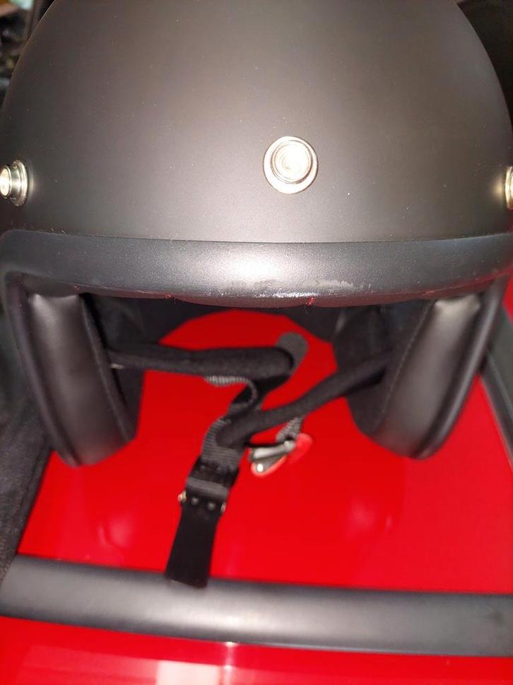 Brommer/scooterhelm maat M, als nieuw, Fietsen en Brommers, Brommerhelmen, Ophalen