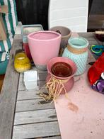 Bloempotten en kaarsenhouders, Ophalen, Gebruikt