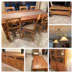 Eetkamer in teakhout, Ophalen, Zo goed als nieuw