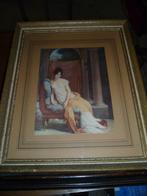 OUDE KADER MET AFB., Antiek en Kunst, Curiosa en Brocante, Ophalen