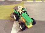 Miniatuur metalen groene tractor, Gebruikt, Ophalen of Verzenden