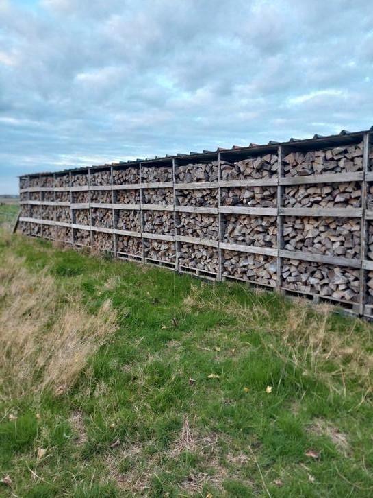 Brandhout eik en beuk droog, Jardin & Terrasse, Bois de chauffage, Enlèvement ou Envoi
