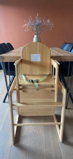 Tweeledige Houten kinderstoel + tafel, Ophalen, Zo goed als nieuw