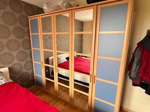 slaapkamerkleerkast, Huis en Inrichting, Kasten | Kleerkasten, Zo goed als nieuw, 200 cm of meer, 200 cm of meer, 50 tot 75 cm