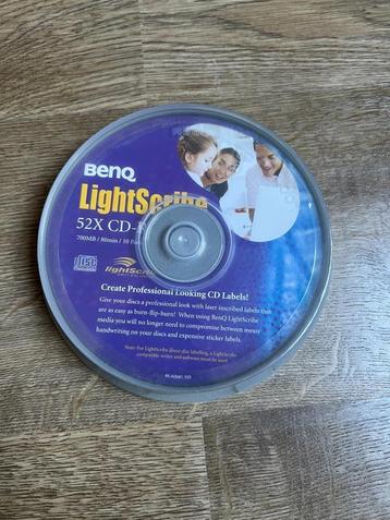 BenQ CD-R 52x 80Min 700Mb 10 stuks Lightscribe