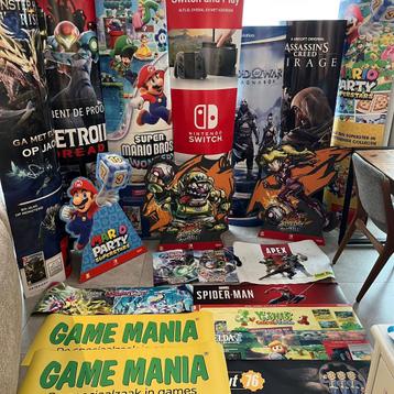 Nintendo switch/ pokemon/ gamemania reclame en promo items beschikbaar voor biedingen