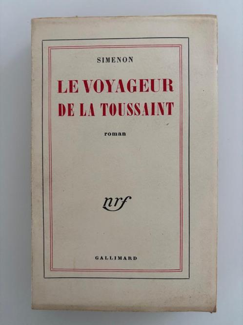 Georges Simenon Le voyageur de la Toussaint - 1958, Boeken, Detectives, Gelezen, Ophalen of Verzenden