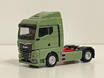 Herpa MAN TGX GM trekker groen 1/87 beschikbaar voor biedingen