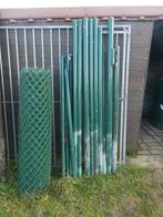 omheining draad + groene palen, Ophalen, Gebruikt