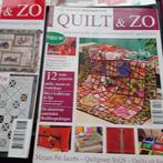 7 quilt boeken "quilt & zo" met patronen inbegrepen, Hobby en Vrije tijd, Borduren en Borduurmachines, Ophalen of Verzenden, Zo goed als nieuw