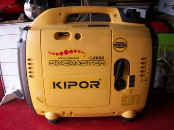 Generator Kipor Sinemaster IG2600 (4takt) beschikbaar voor biedingen