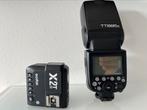 Godox flitser TT685 voor Nikon met zender, Audio, Tv en Foto, Foto | Flitsers, Overige merken, Zo goed als nieuw, Ophalen
