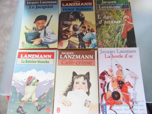 E Jacques Lanzmann 6 romans, Livres, Romans, Utilisé, Enlèvement ou Envoi