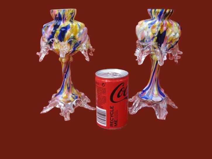 Franz Welz Spatter Glazen Vazen., Antiek en Kunst, Antiek | Vazen, Ophalen