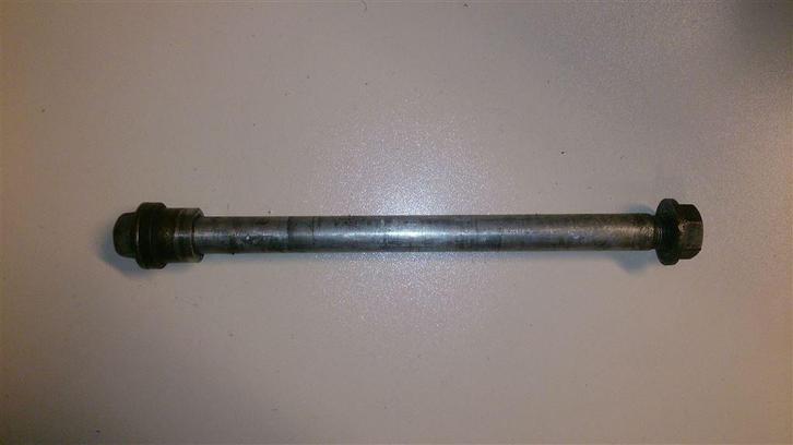 Kawasaki Z250 achteras Z250A Z250B wielas velgas rear axle, Motoren, Onderdelen | Kawasaki, Gebruikt, Ophalen of Verzenden