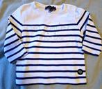 Baby-T-shirt „marinière” - dik katoen - 6 maanden, Overige typen, Jongetje of Meisje, Ophalen of Verzenden, Zo goed als nieuw