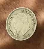 20 centimes Napoléon III argent, Zilver, Ophalen of Verzenden, Losse munt