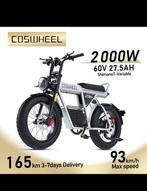 Coswheel CT20S – 2000W, 93 km/u, Fietsen en Brommers, Elektrische fietsen, Verzenden, Nieuw, 50 km per accu of meer, Overige merken