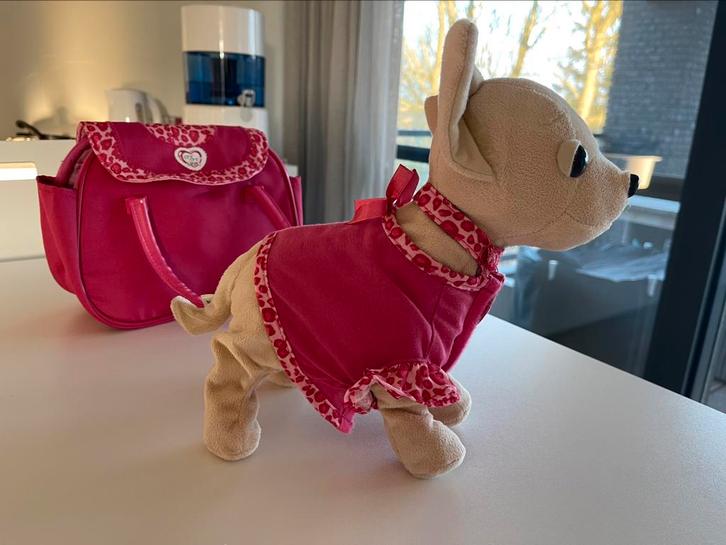 Chi Chi Love Dog in Handtas, Kinderen en Baby's, Speelgoed | Poppen, Gebruikt, Ophalen