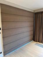 1 optrekgordijn - bruine stof, Maison & Meubles, Ameublement | Rideaux & Stores à lamelles, 200 cm ou plus, Comme neuf, Brun, Enlèvement