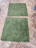 2 groene matten 82cmx82cm, 50 tot 100 cm, Groen, Zo goed als nieuw, Ophalen