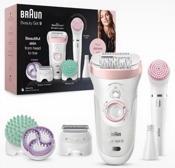 Braun Silk-épil 9 Beauty Sets, Elektronische apparatuur, Persoonlijke Verzorgingsapparatuur, Zo goed als nieuw, Ophalen
