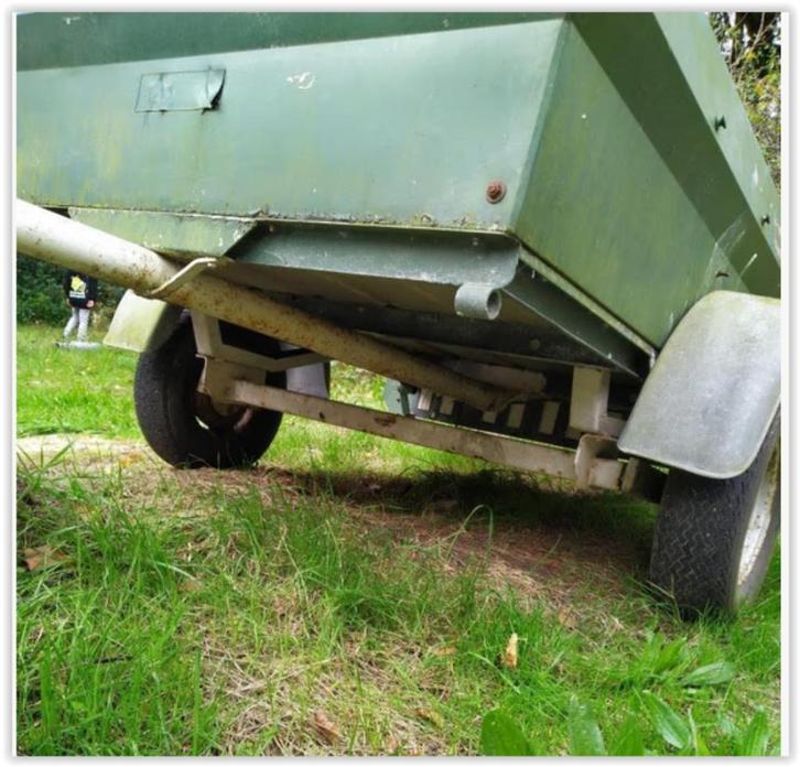 OLDTIMER AANHANGWAGEN MILITARY, Auto diversen, Aanhangers en Bagagewagens, Gebruikt, Ophalen