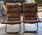Loungestoelen (plooibaar) - 2 stuks, Tuin en Terras, Ophalen, Nieuw, Inklapbaar