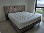 Bed 180 op200, Huis en Inrichting, Slaapkamer | Bedden, Ophalen, Gebruikt, Beige, Tweepersoons